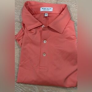 Peter Millar Polo Shirt - Solid Orange